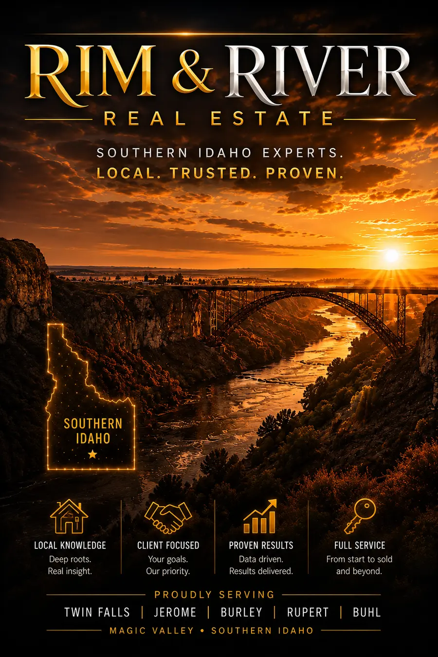 Rim & River Real Estate — Southern Idaho experts. Local. Trusted. Proven.